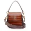 Holland Cooper Chelsea Saddle Bag - Tan Croc